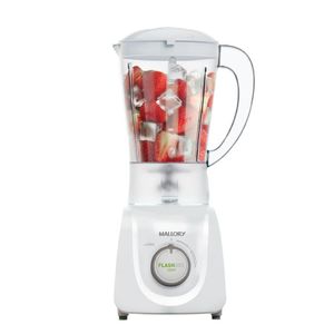 Liquidificador Mallory Flash Mix 2 Velocidades E Pulsar Branco E Cinza 220V