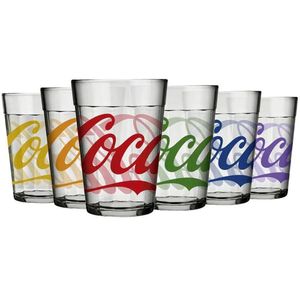 Jogo De Copo Americano Coca Cola Pride 190ml 6 Unidades - Nadir 201