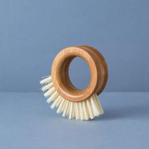 Escova Multiuso Para Frutas E Legumes De Bambu- Oikos