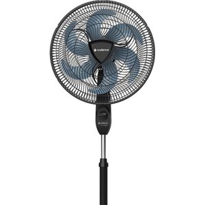 Ventilador Cadence Eros Turbo Coluna 50cm 127v Preto Com Azul