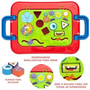 Mesa Didática Portátil Colorida Didática - Mercotoys