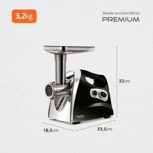 Moedor de Carne Elétrico Mondial Premium MC-03