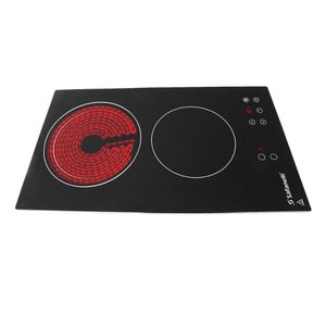 Cooktop Elétrico Touch Vitrocerâmico 2 Bocas Safanelli - Preto