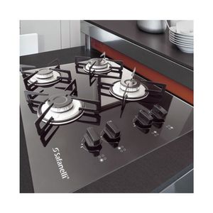 Fogão Cooktop 4 Bocas Semplice Safanelli - Preto