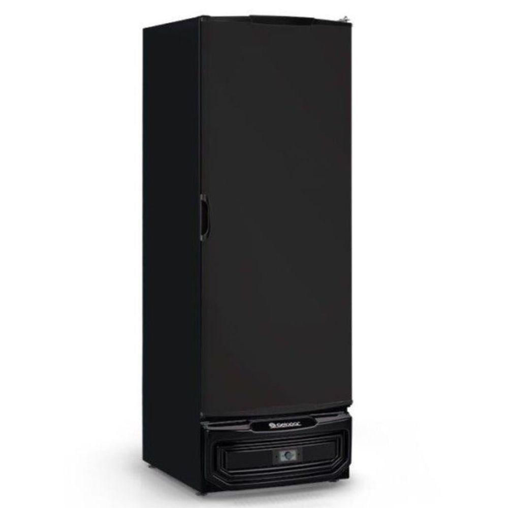 Freezer Vertical Com Porta Cega Tripla Ação Gpc57te Gelopar Conservador 577 Litros Preto 220v