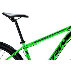 Bicicleta Aro 29 Krw Alumínio 27 Vel Freio Hidráulico Suspensão Dianteira S8 Verde-Preto 17 Verde-Preto