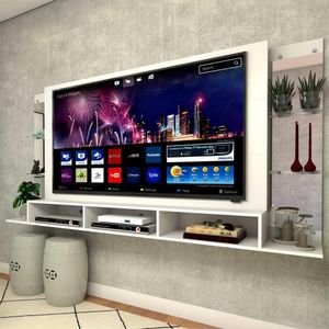 Painel com Espelho para TV até 65" Multimóveis Nairóbi Plus FG3149 Branco