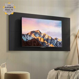 Painel com Suporte para TV até 65" Multimóveis Amsterdã FG3324 Preto