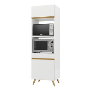 Paneleiro 2 Portas para Forno e Microondas Multimóveis Veneza GW FG3679 Branco