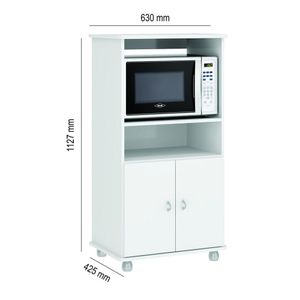 Armário para Forno e Microondas Multimóveis 2 Portas FG6148 Branco