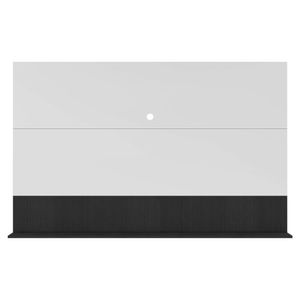Painel com Suporte TV 65" e Prateleira Amsterdã Up Multimóveis Branco/Preto