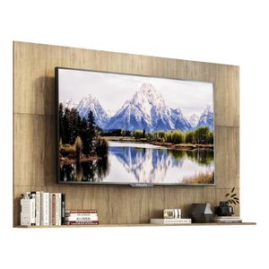 Painel com Suporte TV 65" e Prateleira Amsterdã Up Multimóveis Rustic