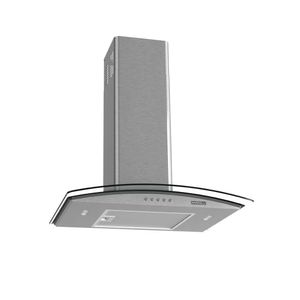 Coifa de Parede Clean Vidro Curvo 60cm 140W Nardelli - Kromanox