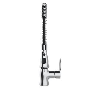 Torneira AREMC03 Misturador de Cozinha 2 Jatos com Bica Móvel e Retrátil Cromado - Inox