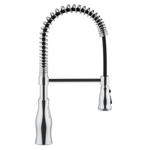 Torneira AREMC03 Misturador de Cozinha 2 Jatos com Bica Móvel e Retrátil Cromado - Inox