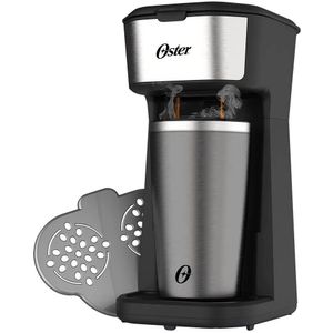 Cafeteira Oster 2Day Inox 2 em 1 com Copo Térmico OCAF200