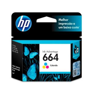 Cartucho para Impressora HP 664 F6V28AB Colorido