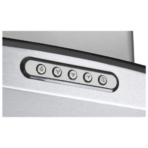 Coifa Ilha 90cm Vidro Curvo Fogatti - Inox
