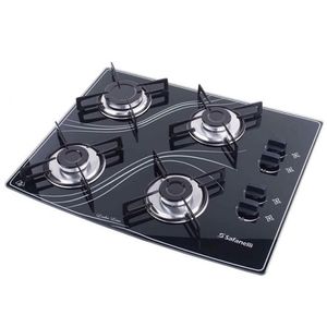 Cooktop Lines 4 Bocas Safanelli - Preto