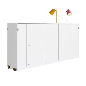 Cama Dupla Articulável Horizontal Solteiro 90 Phoenix - Branco