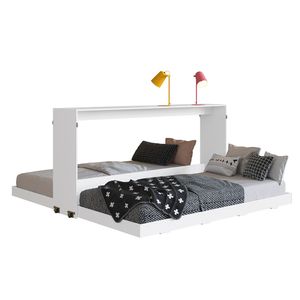 Cama Dupla Articulável Horizontal Solteiro 90 Phoenix - Branco