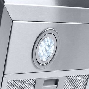 Coifa de Parede 70cm Vidro Reto Duto Slim Fogatti - Inox