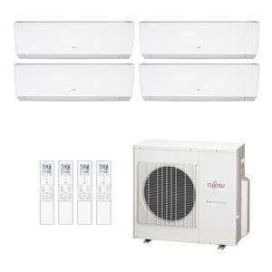 Ar-Condicionado Multi Split Inverter Fujitsu 27.000 (4x Evap HW 9.000) Quente/Frio 220V