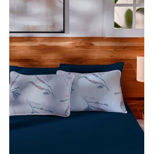 Jogo de Cama Casal Premium Fio Penteado Vivaldi Azul