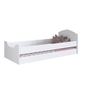 Cama Infanto Juvenil Com Protetores 80 Encanto Art in Móveis - Branco