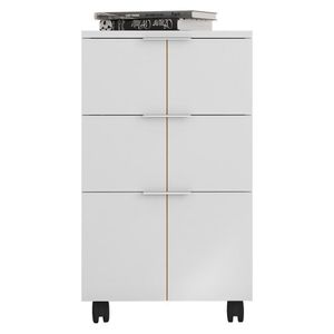 Gaveteiro Para Escritório Organizador Branco Cubic Caemmun