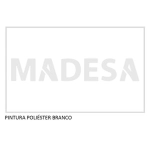 Guarda Roupa Lyon 3 Portas de Correr 1 Espelho Branco Madesa