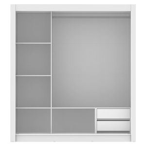 Guarda Roupa Casal Lyon 3 Portas de Correr Branco Madesa