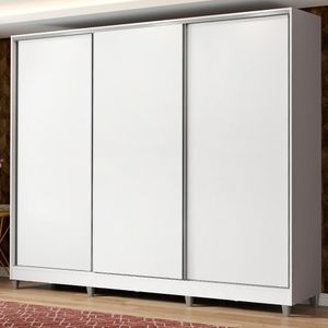 Guarda Roupa Casal MDF Zurique 3 Pts Madesa