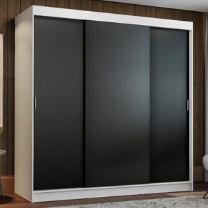 Guarda-roupa Casal Reno 3 Portas de Correr Madesa