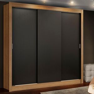 Guarda Roupa Lyon Plus 3 Portas de Correr 4 Gavetas Madesa