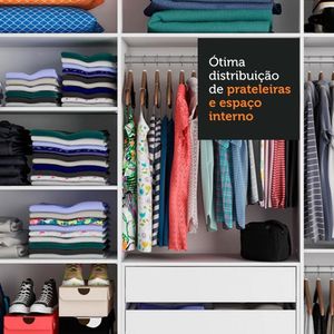 Guarda Roupa Casal Madesa Zurique 3 Portas de Correr Rustico