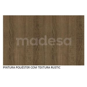 Guarda-roupa Solteiro Luke 2 Portas com Espelho Rustic