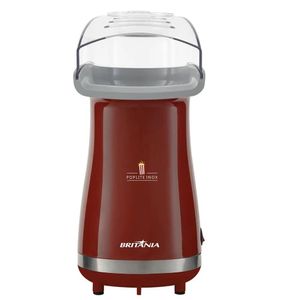 Pipoqueira Elétrica Britânia Pop Vermelho e Inox BPI01V