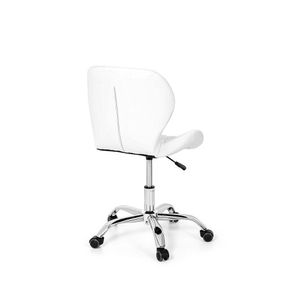 Cadeira Office Eiffel Slim Base Giratória Branco