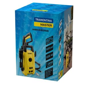 Lavadora De Alta Pressão 1200 W Com Mangueira Alta Pressão 3 M Jato Regulavel 1500 Psi 220