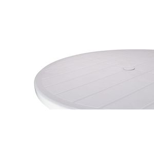 Mesa Tramontina Cassino Em Polipropileno Branco
