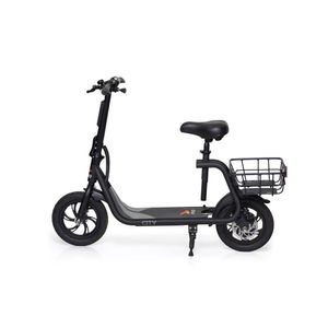 Patinete Elétrico Atrio Preto com Banco City com Cesta 350W Es260