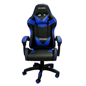 Cadeira Gamer Dragon War Profissional Reclinável Ergonômica Preto e Azul GC005