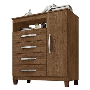 Cômoda Sapateira Ambiente Cannes Malbec - Incorplac