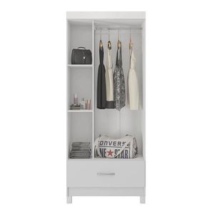 Guarda Roupa Infantil Prince Branco - Demóbile