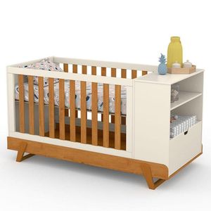 Berço Multifuncional Bkids Off White Freijó Eco Wood - Matic