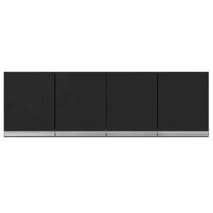 Armário Aereo 160cm 4 Portas Cozinha Andreia Preto - Ajl