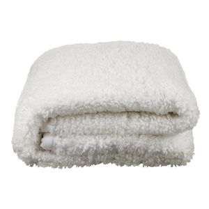 Manta Fake Fur Off White 130X150cm - A\CASA