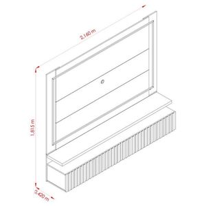 Estante Home Theater Suspenso Gaia Cumaru - Madetec