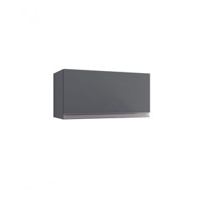 Armário Aereo 60cm 1 Porta Lavanderia Andreia Cinza Ajl